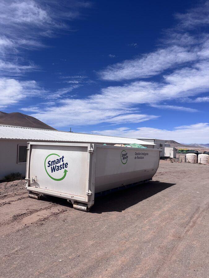 Contenedor Abierto Roll Off — acopio residuos voluminosos inertes Smart Waste