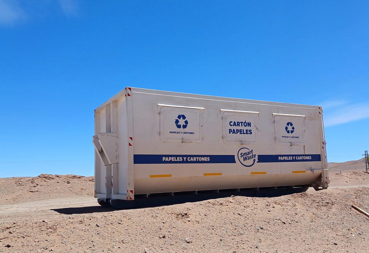 Contenedor Cerrado Roll Off — almacenamiento hermético residuos Smart Waste