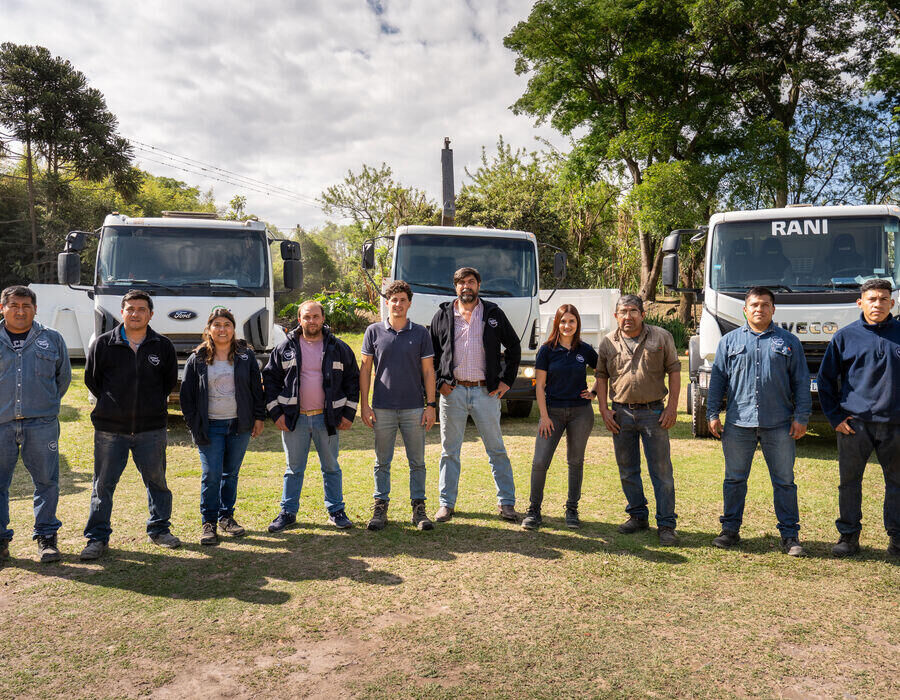 Equipo Smart Waste — Operación en campo minero NOA Salta